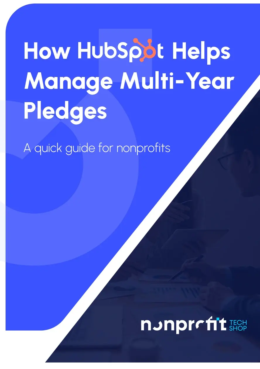 How do you manage multi-year pledges with large donors