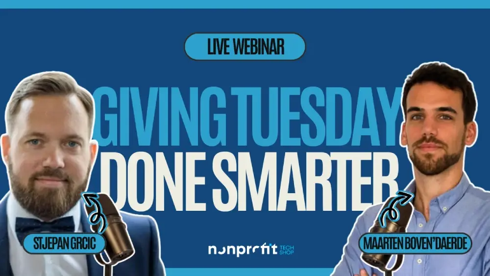 Nonprofit HUG Webinar: Build A Stronger Giving Tuesday With HubSpot