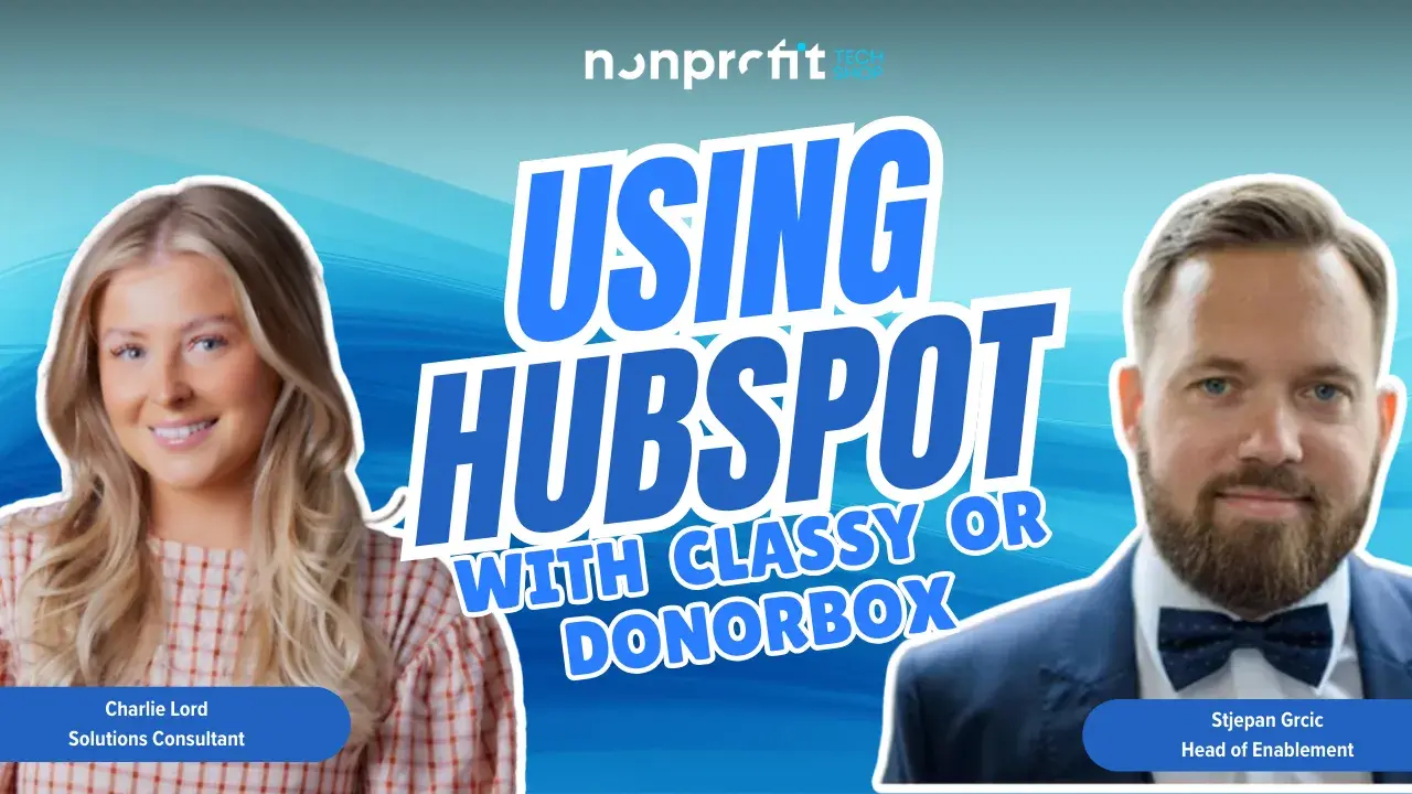 Using HubSpot with Classy or Donorbox